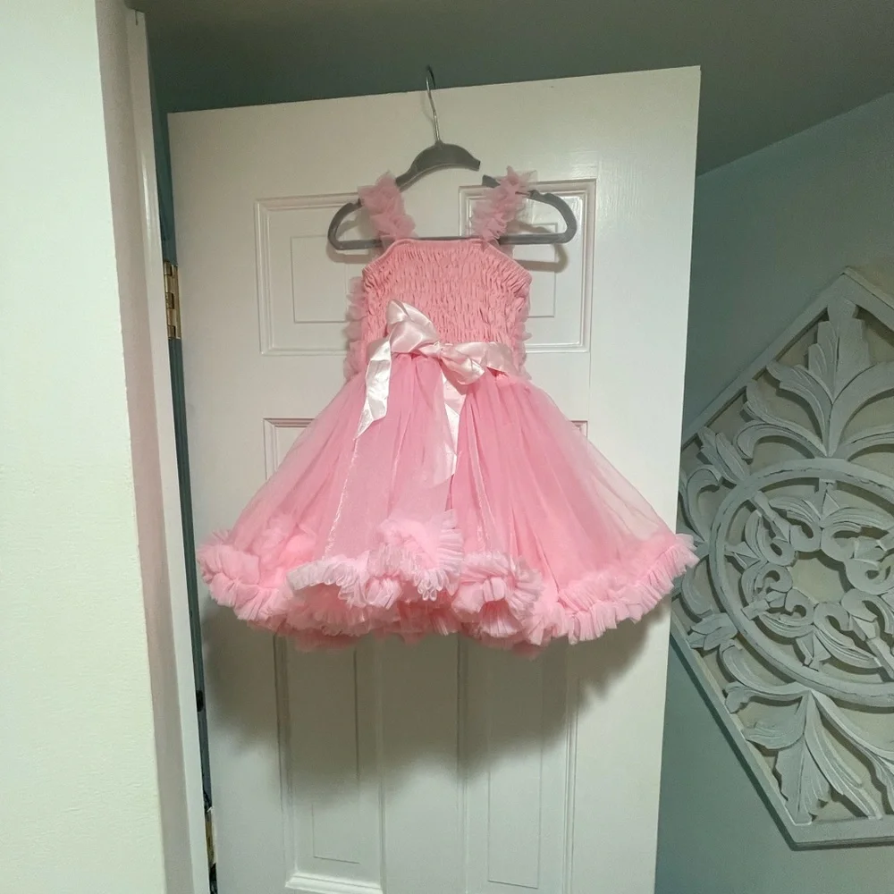 Ruffle Butts Pink Ruffled party dress - Picture 5 of 6